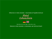 Tablet Screenshot of hotel-lohenstein.de